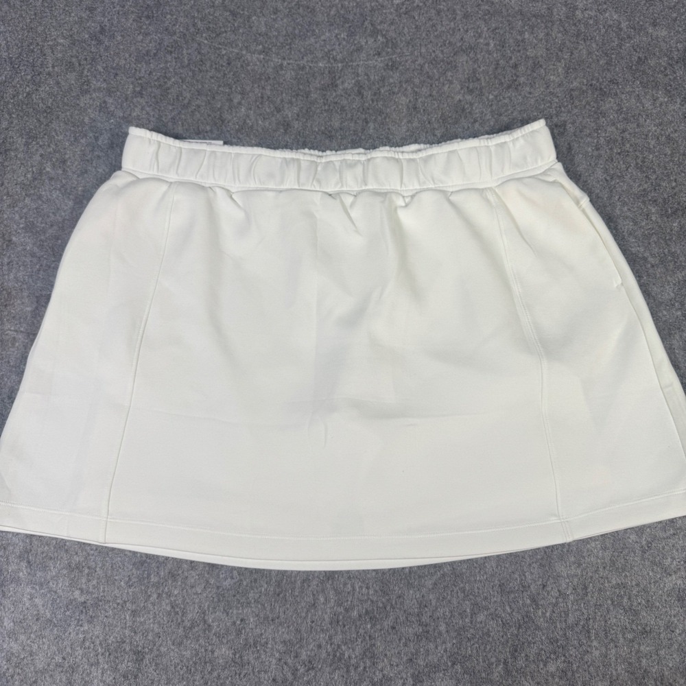 Mondetta White High Rise Walking Skort XL Performance Luxury NWT 1846287